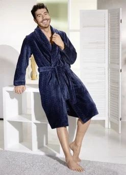 Hausmantel aus Microplüsch