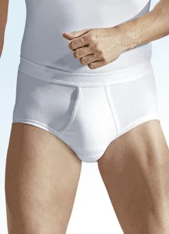 Hermko Viererpack Slips aus Feinripp