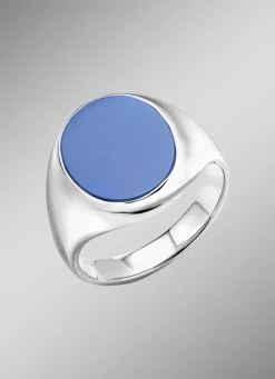 Herrenring aus Silber mit Lagenstein