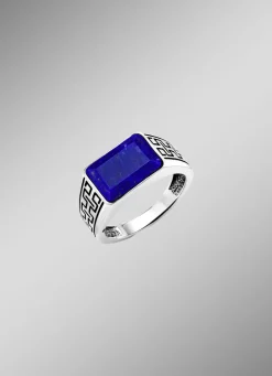 Herrenring mit Lapislazuli
