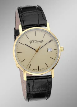 Herrenuhr mit massivem Goldgehäuse 585/-