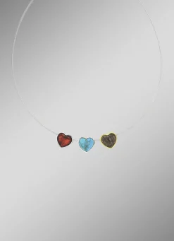 Herz-Anhänger mit Türkis