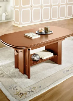 Höhenverstell- und ausziehbarer Couchtisch