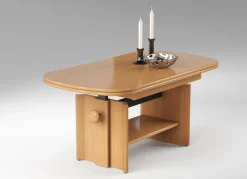 Höhenverstell- und ausziehbarer Couchtisch