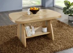 Höhenverstell- und ausziehbarer Couchtisch