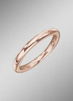 Hochglänzender Partnerring aus Roségold