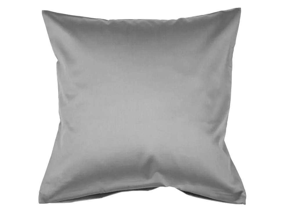 Hochwertige Mako-Satin-Kissenbezüge mit Reißverschluss