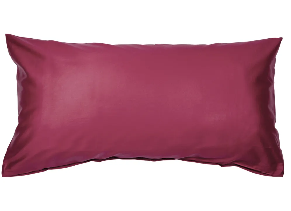 Hochwertige Mako-Satin-Kissenbezüge mit Reißverschluss