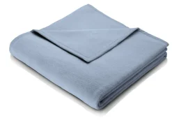 Hochwertige Schlafdecke mit Veloursband-Einfassung