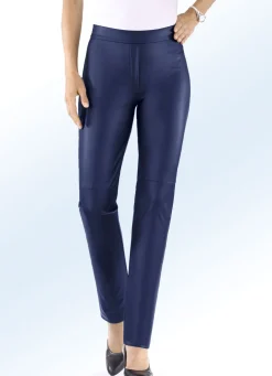 Hose aus softem Nappaleder-Imitat