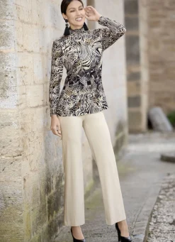 Hose in modischer Palazzo-Form