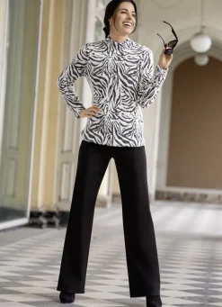 Hose in modischer Palazzo-Form