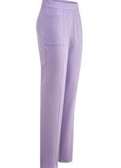 Hose mit abgesteppten Teilungsnähten