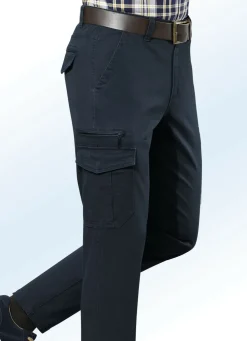 Hose mit Cargotaschen in 3 Farben