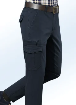 Hose mit Cargotaschen in 3 Farben
