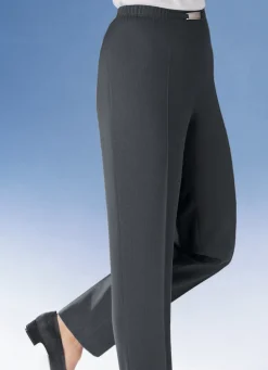 Hose mit Metallzier am Bund in 8 Farben