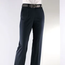 Hose mit rückwärtigen Dehnbundeinsätzen