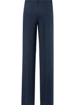 Hose mit silberfarbener Kontrastpaspel