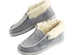 Hütten-Hausschuh mit Anti-Rutsch-Gummi-Laufsohle