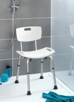 2-in-1 Badestuhl/-hocker für sicheres Baden und Duschen