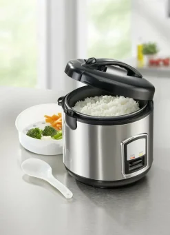 2-in-1 Reiskocher mit praktischer Dampfgarfunktion