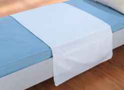 Inkontinenz-Unterlage mit wasserdichter und atmungsaktiver PU-Membran