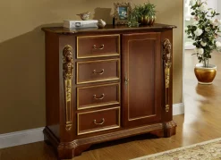 Italienische Kommodenserie mit reich verzierten Fronten