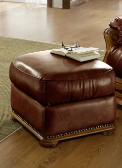 Italienische Polstermöbel mit Bezug aus echtem Leder