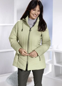 Jacke mit abnehmbarer Kapuze