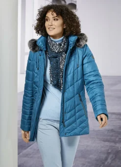 Jacke mit abnehmbarer Kapuze