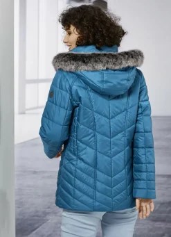 Jacke mit abnehmbarer Kapuze