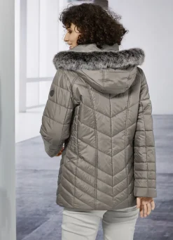 Jacke mit abnehmbarer Kapuze