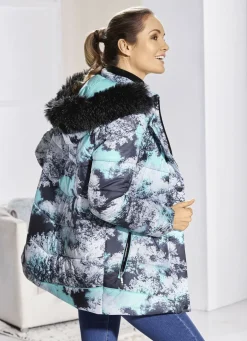 Jacke mit abnehmbarer Kapuze