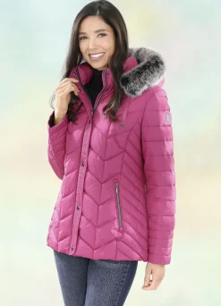 Jacke mit abnehmbarer Kapuze