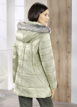 Jacke mit abnehmbarer Kapuze