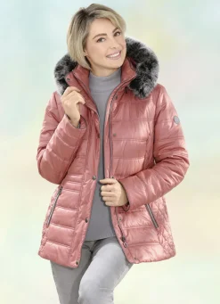 Jacke mit abnehmbarer Kapuze