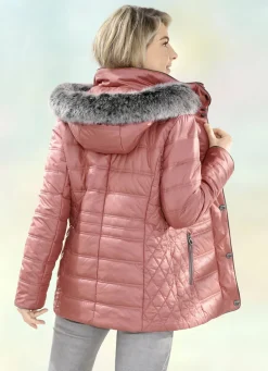 Jacke mit abnehmbarer Kapuze