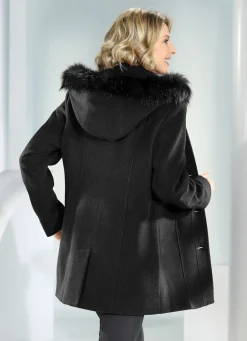 Jacke mit abnehmbarer Kapuze