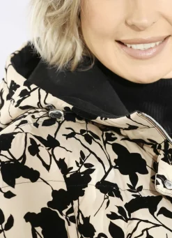 Jacke mit dekorativem Dessin