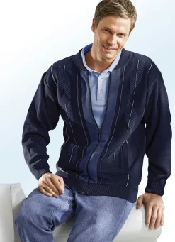 Jacke mit seitlichen Schubtaschen