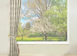 Jacquard-Übergardine mit Universalschienenband