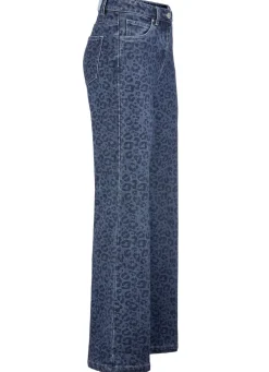 Jeans in aktueller Leo-Dessinierung
