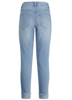 Jeans mit funkelndem Glitzersteinchenbesatz