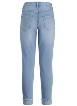 Jeans mit funkelndem Glitzersteinchenbesatz