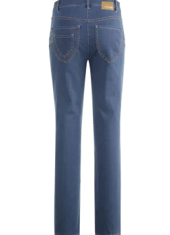 Jeans mit raffinierter Taschenlösung