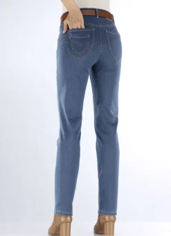 Jeans mit raffinierter Taschenlösung