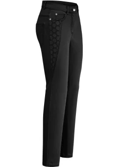 Jeans mit schöner Stickerei