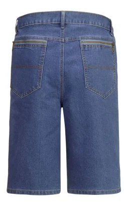 Jeans-Bermudas mit Dehnbundeinsätzen in 3 Farben