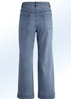 Jeans-Culotte in 5-Pocket-Form
