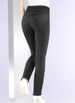 Jersey-Hose in Denim-Optik